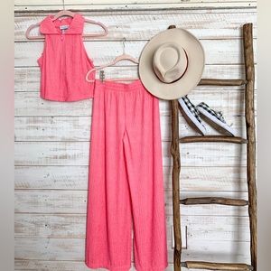 Two piece pink set